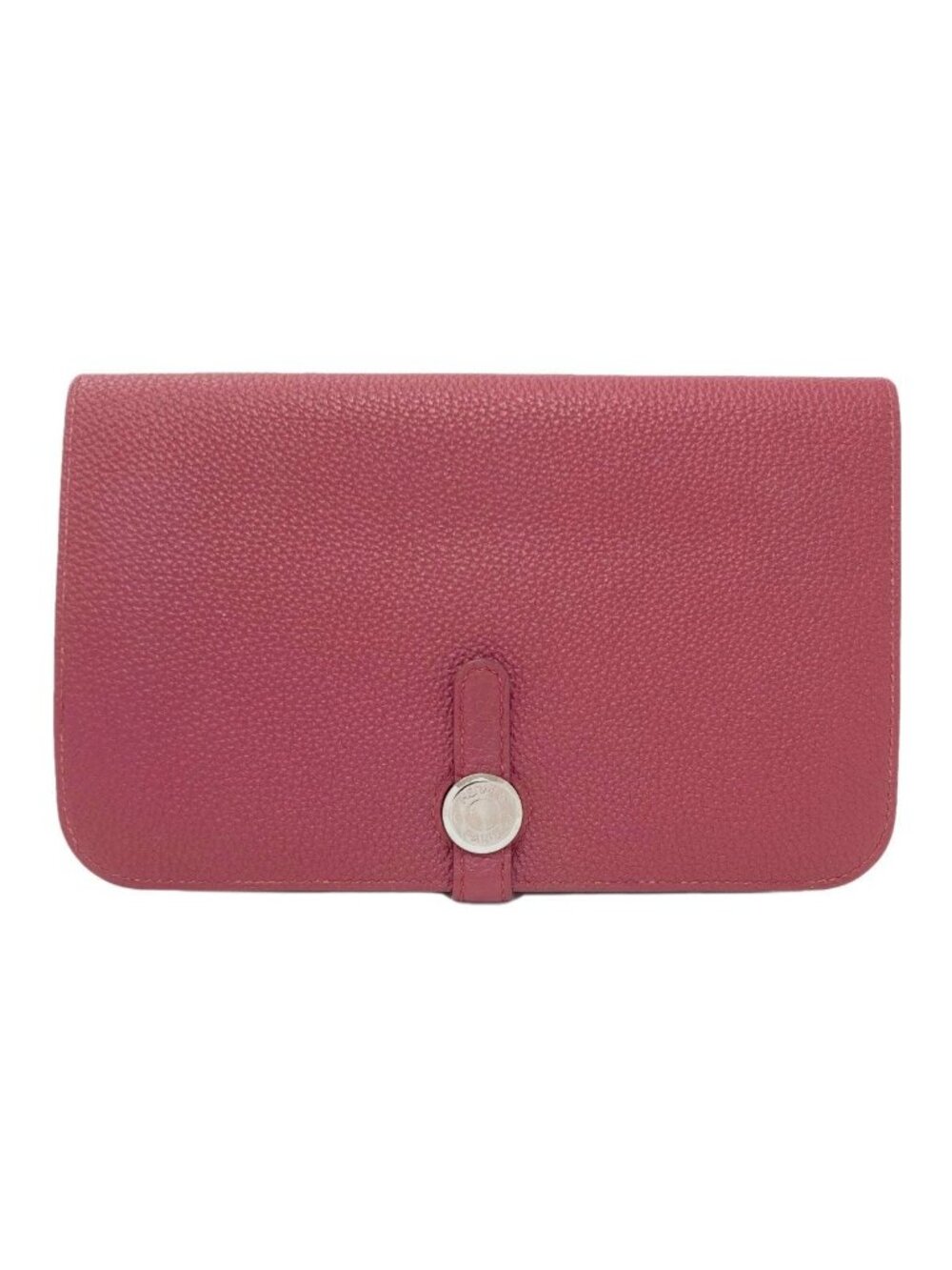 Hermes Dogon GM Silver Wallet Togo